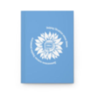 ENGin Sunflower Mission Blue Hardcover Journal