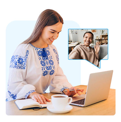 ENGin students has a meeting with ENGin volunteer