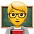 Teacher emoji representing one-on-one education connection